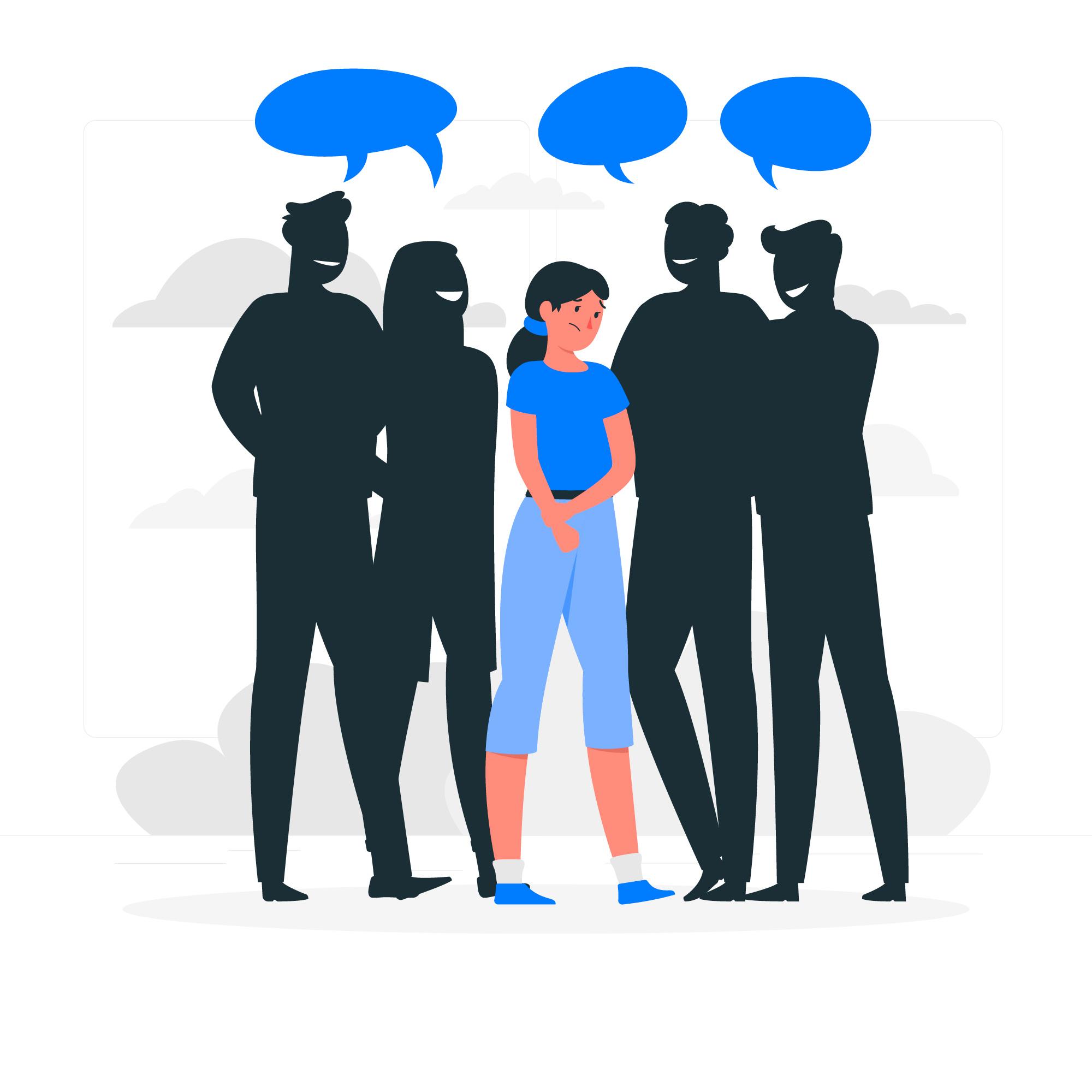 Ilustracion ansiedad social